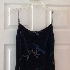 Chic Backless Dress in Black and Blue